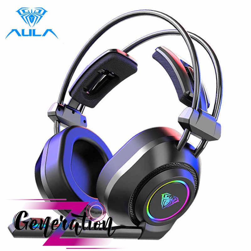 Tai Nghe Chụp Tai AULA S600 RGB Gaming Có Dây Kèm Mic Cho Laptop máy Tính Để Bàn