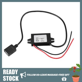 Dajrrhd Bộ chuyển đổi cấp 12V / 24V sang USB 5V 3A DC-DC