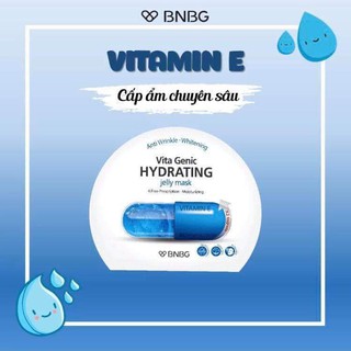 COMBO 10 Mặt nạ cấp nước dưỡng ẩm da căng bóng BNBG Vita Genic Hydrating Jelly Mask (Vitamin E) 30ml/ mask