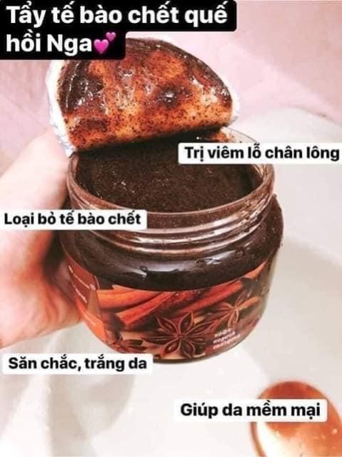 [Sẵn] TẨY TẾ BÀO CHẾT BODY VÀ FACE QUẾ HỒI CÀ PHÊ