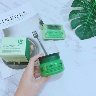 Mặt nạ ngủ Innisfree Green Tea Sleeping Mask