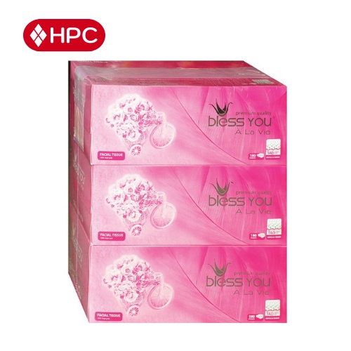 Khăn Giấy Rút Khăn Mặt Khô Đa Năng 2 Lớp Cao Cấp Bless You 180 Tờ Dai Thân Thiện Với Môi Trường