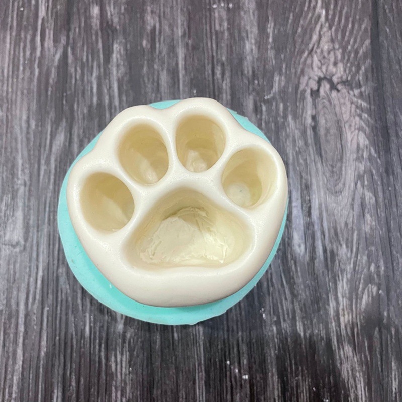 Khuôn silicone làm chậu hoa bằng resin epoxy UV hình móng chân mèo diy