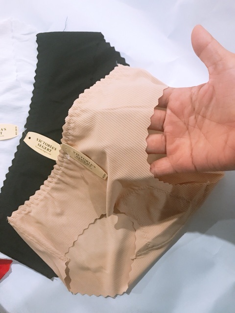 Quần Lót đúc su trơn viền lượn sóng thun lạnh, Quần chip nữ trơn thông hơi cotton Thái thoáng mát