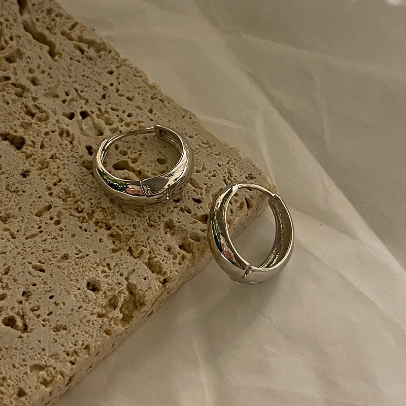 Khuyên Tai Tròn Phong Cách retro Âu Mỹ