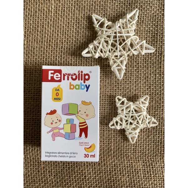 Ferrolip baby sắt hữu cơ nhỏ giọt vị đào cho bé 30ml