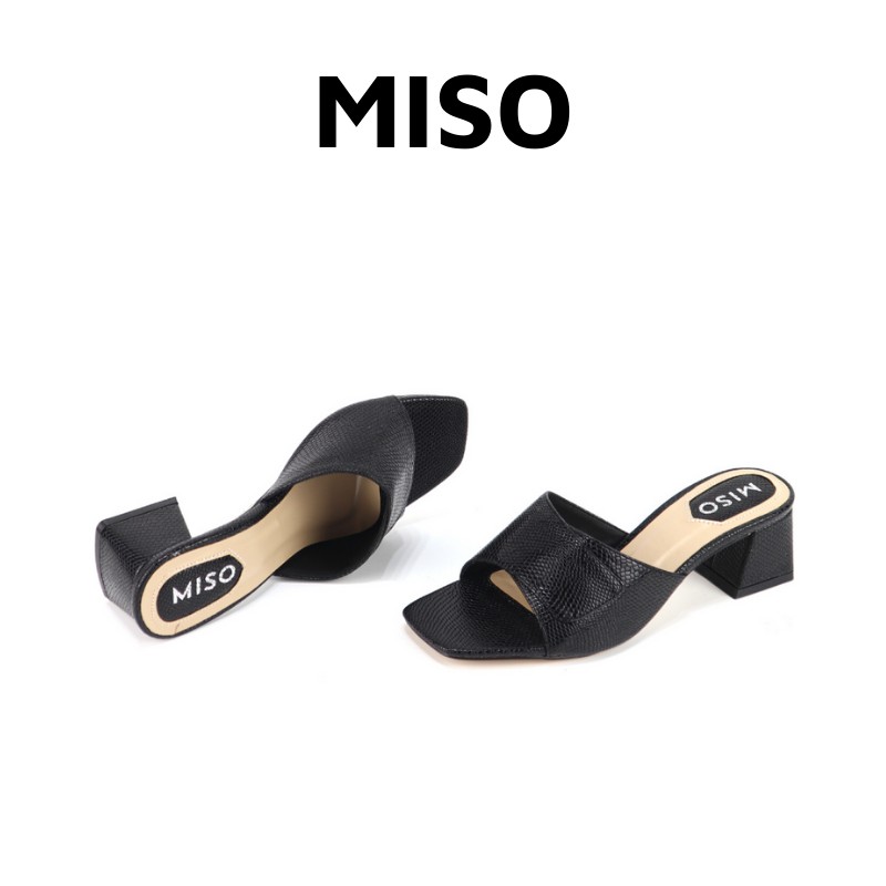 Guốc nữ quai bản mùa hè đi chơi cao 5cm Miso M027