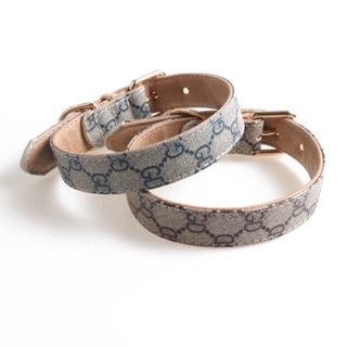 Vòng cổ và dây dắt hiệu gucci cho cún