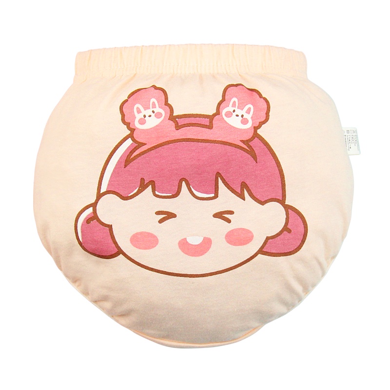 Quần lót cotton LUCKY BIG CAT in họa tiết hoạt hình dễ thương cho bé