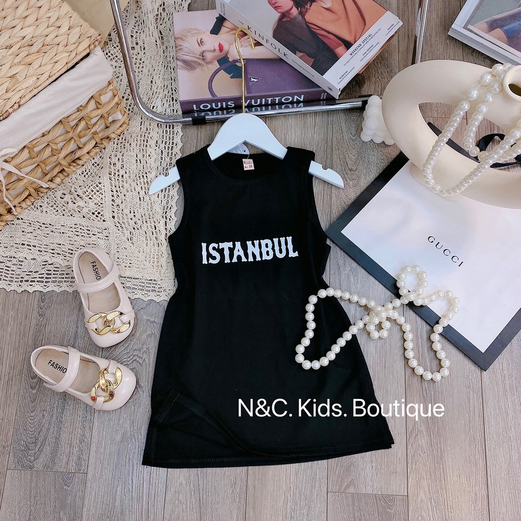 VÁY COTTON SÁT NÁCH BỐN MÀU CỰC XINH CHO BÉ ⚡ FREE SHIP⚡️