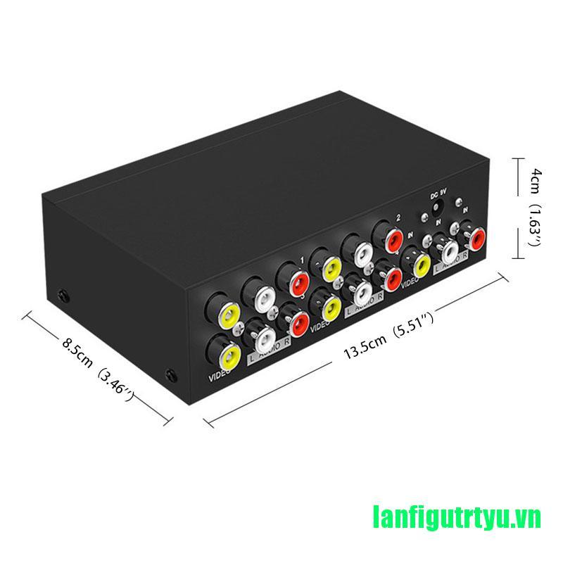 Bộ Chia Tín Hiệu Âm Thanh Hình Ảnh 4 Cổng Rca 4 Cổng | BigBuy360 - bigbuy360.vn