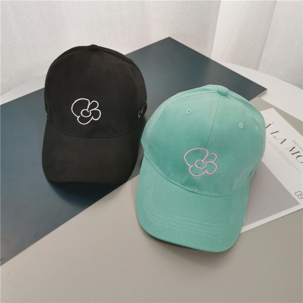 Mũ lưỡi trai SKJK bằng cotton thêu hoa đơn giản thời trang phong cách hip hop