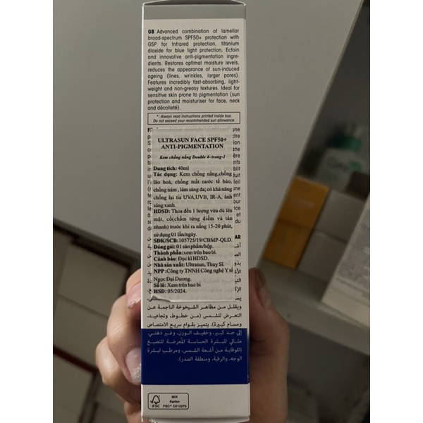 ✅ Kem chống nắng Ultrasun Face Anti Age & Anti Pigmentation SPF 50+ PA ++++ 40ml