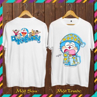 SALE- [ÁO THUN DORAEMON] 🔥 Áo Doraemon - Doremon 2 mặt phong cách dễ thương cá tính - cực chất và đẹp - DRM-101