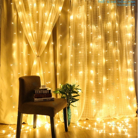 Đèn Led Thả Rèm - Đèn Nháy Thả Mành, Đèn rèm Trang Trí, Decor, Lễ tết, noel, sinh nhật