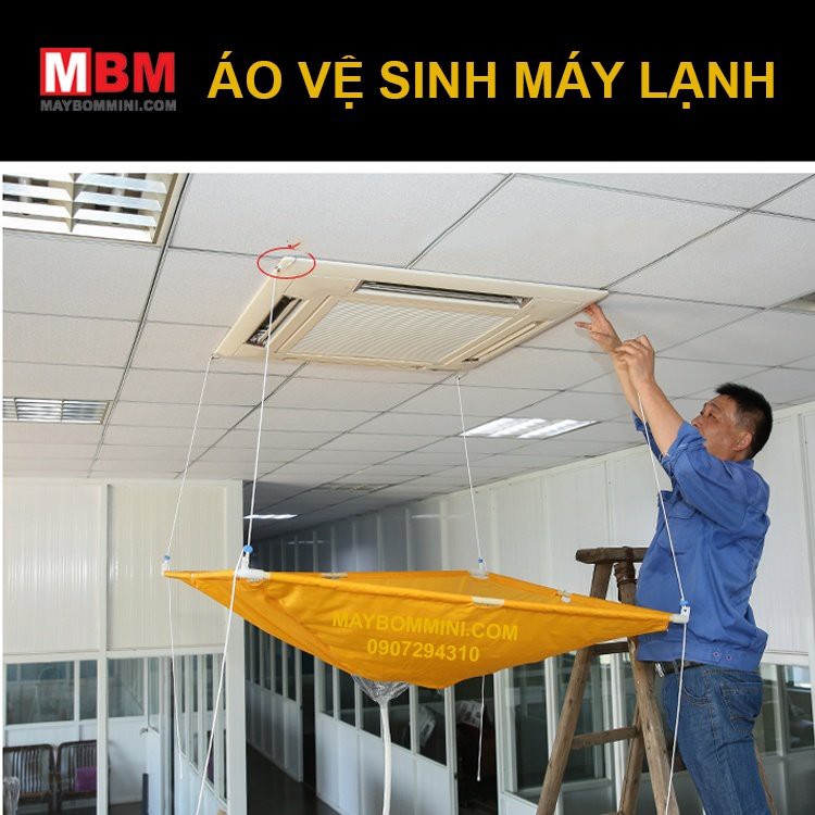 Áo vệ sinh máy lạnh áp trần cao cấp