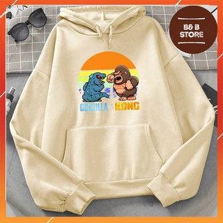 [ FREE SHIP ] ÁO KHOÁC HOODIE NỈ UNISEX THE KING KONG FORM NAM NỮ - ÁO KHOÁC HOODIE LOCAL BRAND NHIỀU MÀU