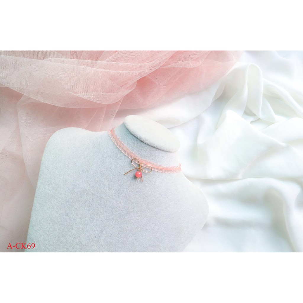 Chocker xinh BST màu hồng A-ck66-70 Mayconner