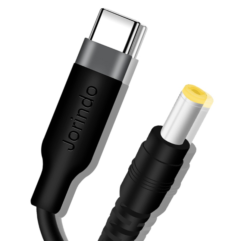 Cáp Nguồn Chuyển Đổi USB C PD Sang 12V 5 5x2 5mm Chuyên Dụng Cho Loa CCTV / Laptop / Đèn LED
