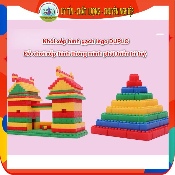 Khối xếp hình gạch lego DUPLO hàng cực đẹp - Nhựa ABS - Bán theo Kg (360-430 mảnh)