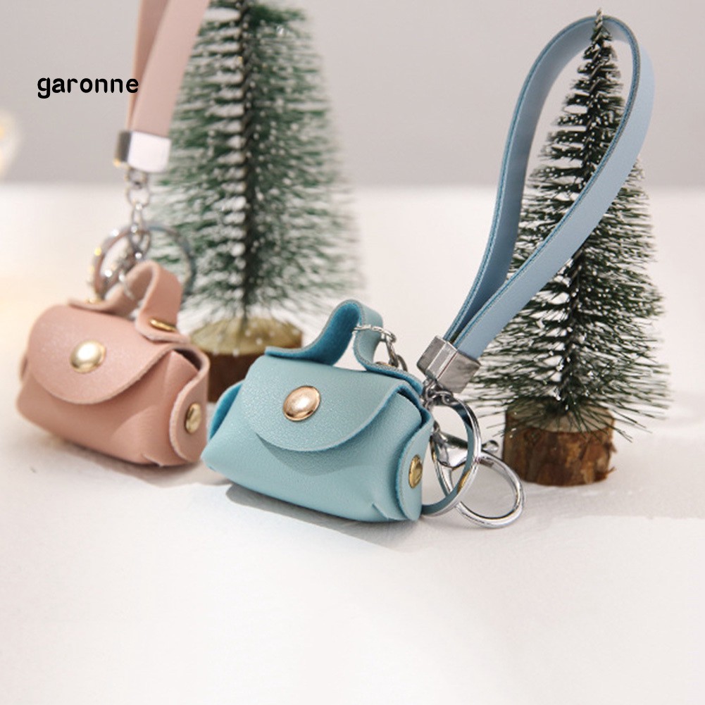 Ví đựng tiền xu mini giả da kiểu dáng đơn giản tiện dụng dành cho nữ