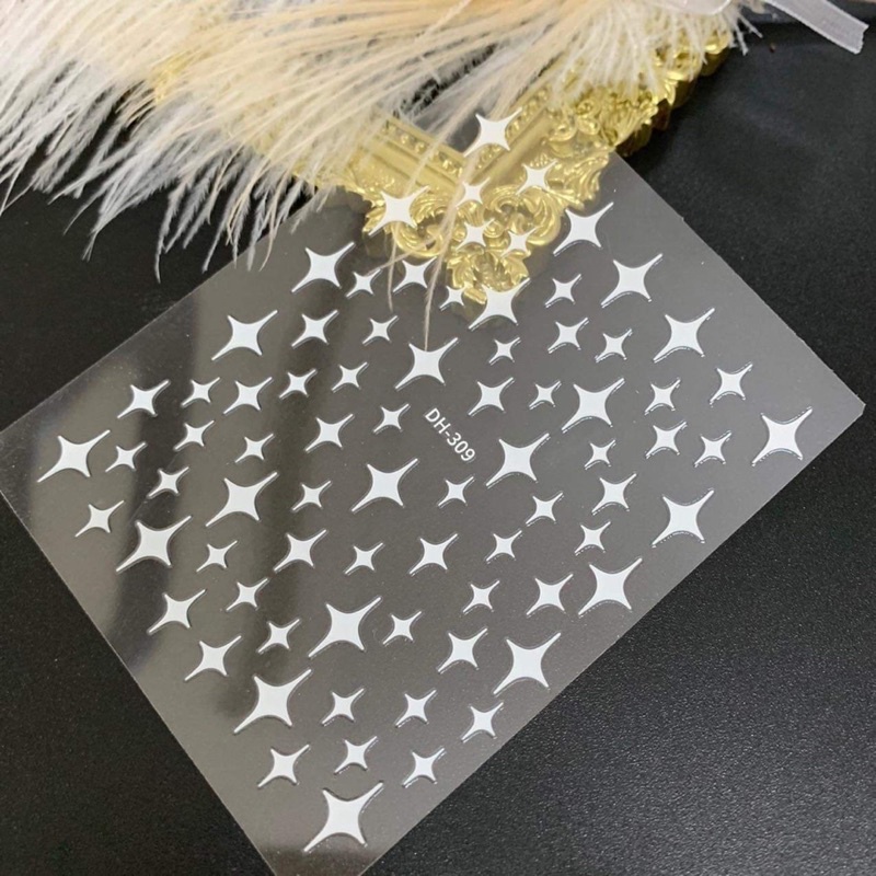 Sticker bling bling dán móng tay