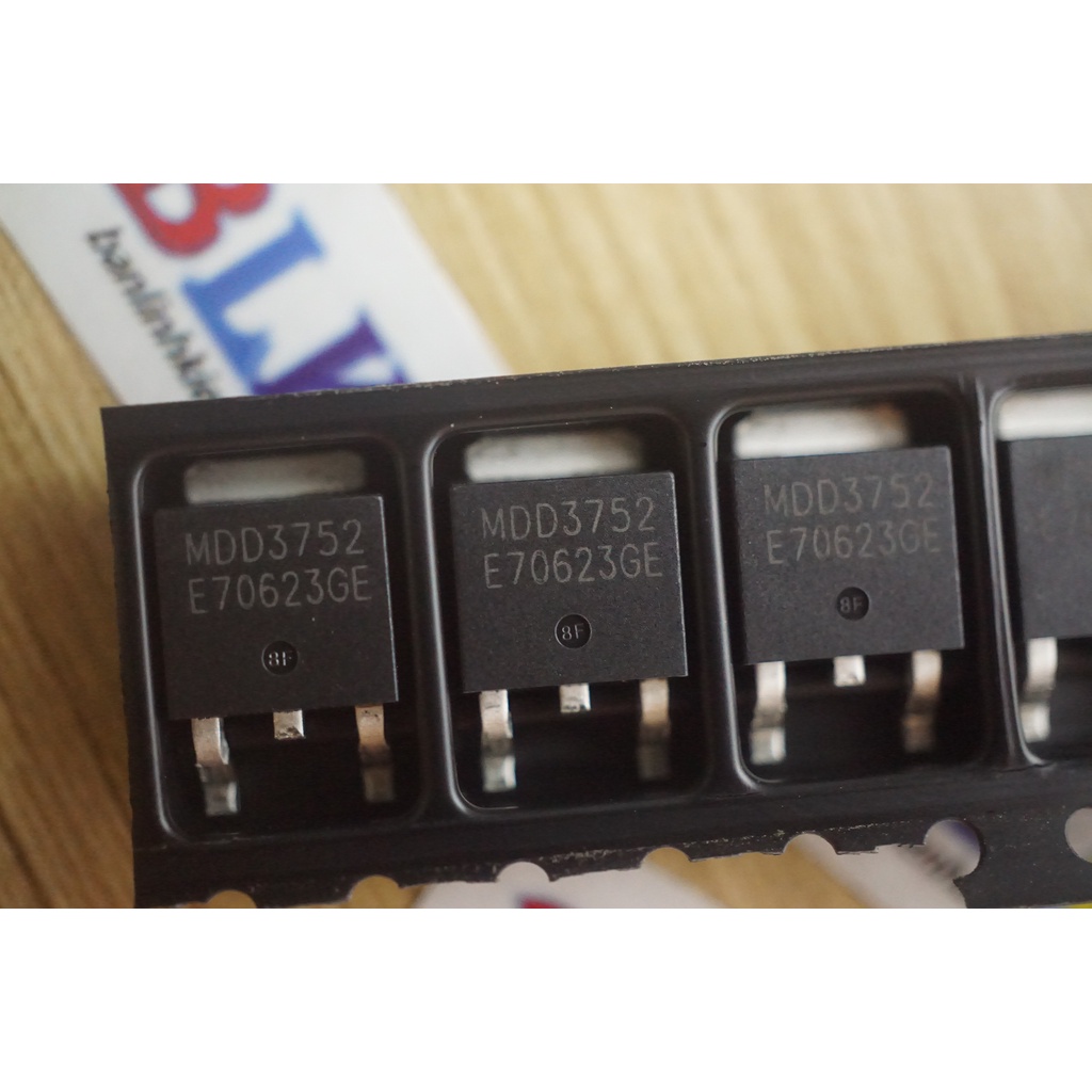 2 IC Mosfet kênh P MDD3752 MDD3752RH 3752 TO-252 chính hãng Magnachip