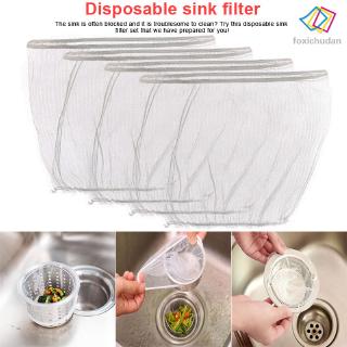 Set 30/50/100 túi lọc rác đồ ăn thừa dùng 1 lần dành cho bồn rửa nhà tắm phòng bếp