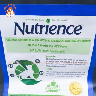 Thức ăn hạt cho mèo con NUTRIENCE Original 500g