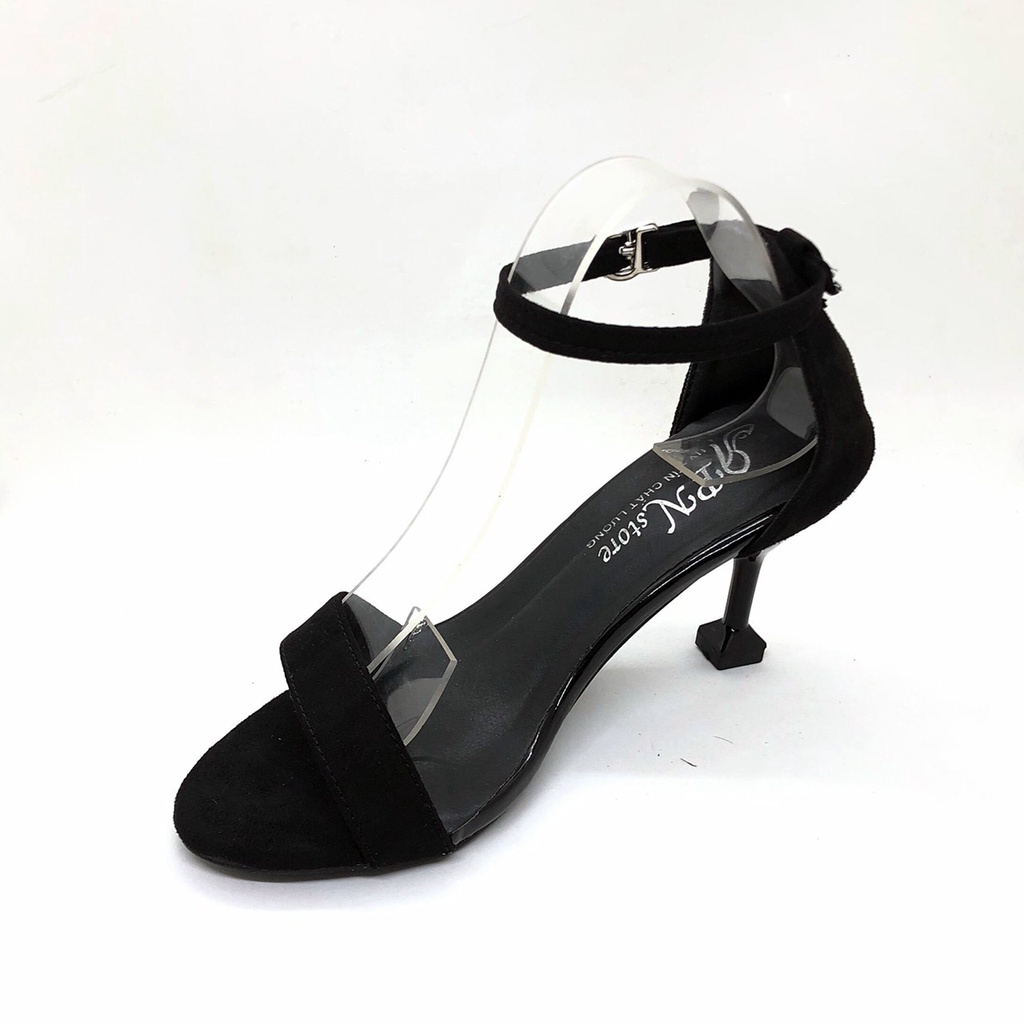 Giày cao gót nhọn 7 phân quai ngang xinh xắn trẻ trung