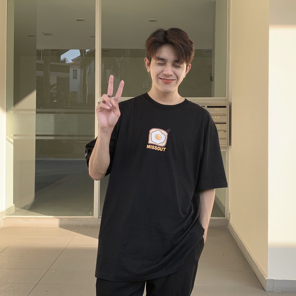 ÁO THUN EGGS LOGO MISSOUT | BigBuy360 - bigbuy360.vn