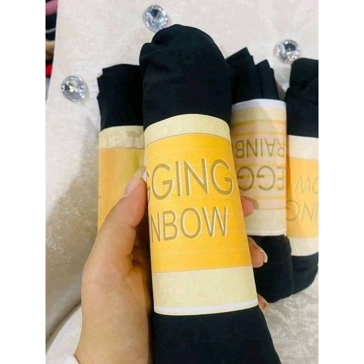 Quần legging ngố Ladya cuộn vàng chất cotton co giãn hot hit