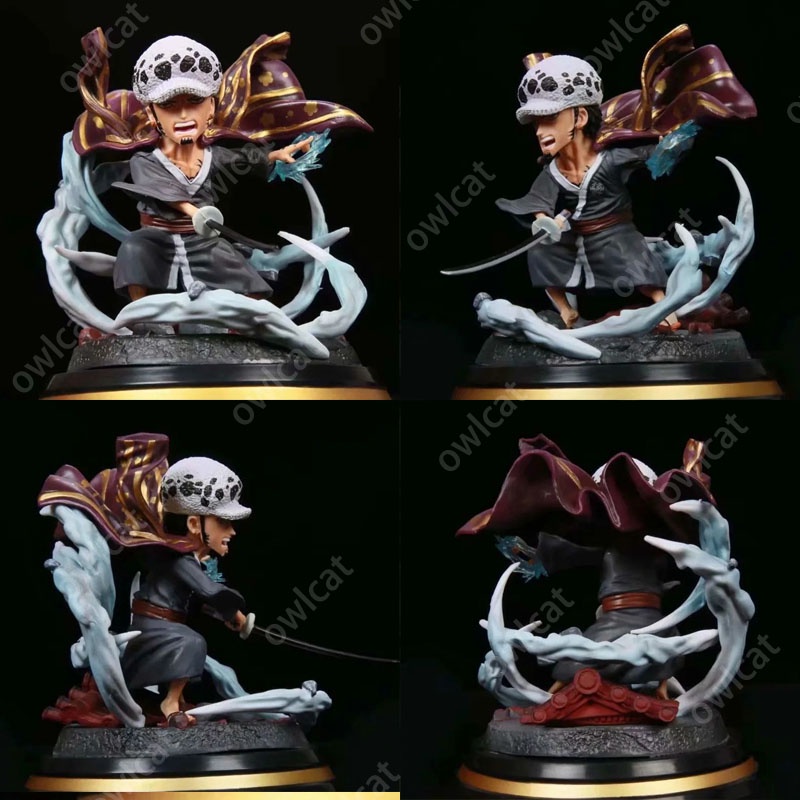 One Piece Model LAW Figure  Seven Warlords of the Sea One Piece Cartoon PVC GK Packed in Box Scene Rejuvenation Doctor Wanokuni Heart Pirates