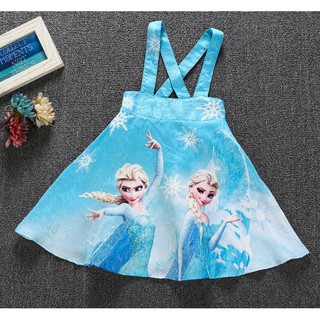 Váy Đầm Công Chúa Elsa. Sét Áo + Váy