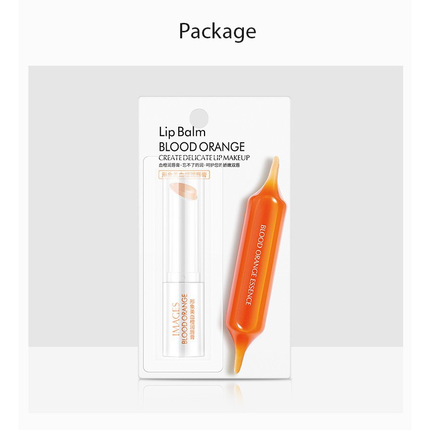 Son dưỡng môi IMAGES mềm mượt giảm thâm môi chiết xuất cam đỏ dưỡng môi nội địa Trung | BigBuy360 - bigbuy360.vn
