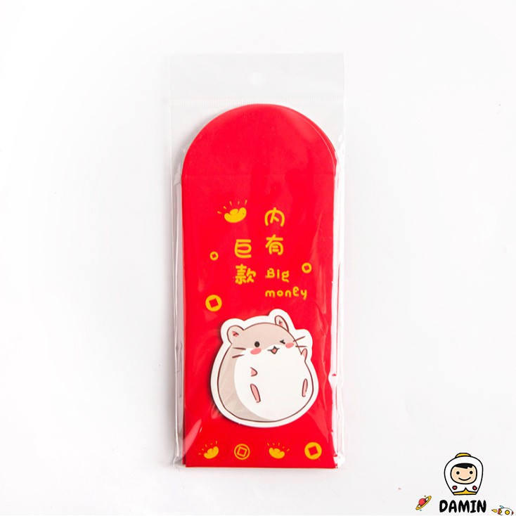 Bao Lì Xì Hình Chuột Hamster Dễ Thương Năm 2020