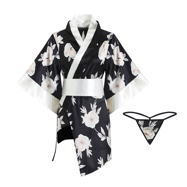 （Q1,HCM）Đồ ngủ sexy⚡️ FREE SHIP ⚡️ kimono Nhật Bản gợi cảm quyến rũ +quần lọt--020