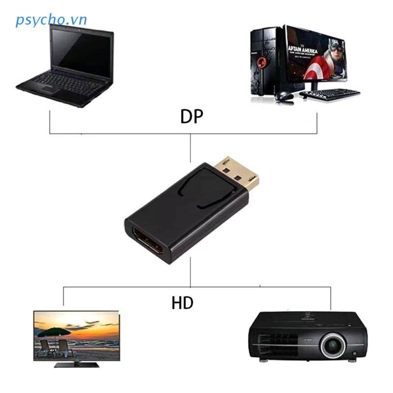 Đầu chuyển đổi Display Port DP 4K sang HDMI cho PC TV laptop máy vi tính