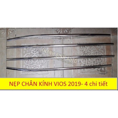 nẹp chân kính toyota vios 2001 - 2022