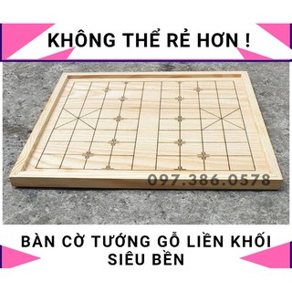 BÀN CỜ TƯỚNG GỖ LIỀN KHỐI SIÊU BỀN GỖ TỰ NHIÊN