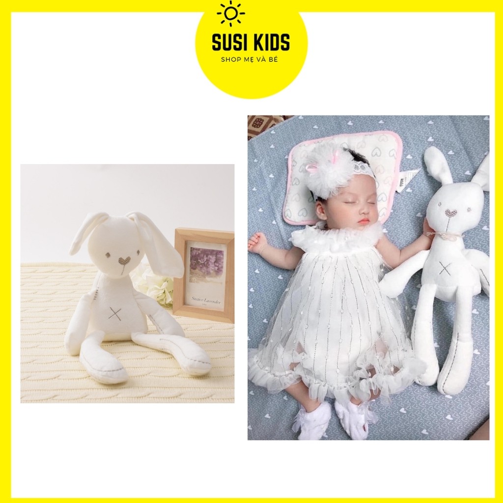 Thỏ Bông Búp Bê Cho Bé DouDou Giúp Trấn An Con Ngủ Ngon - Susi Kids