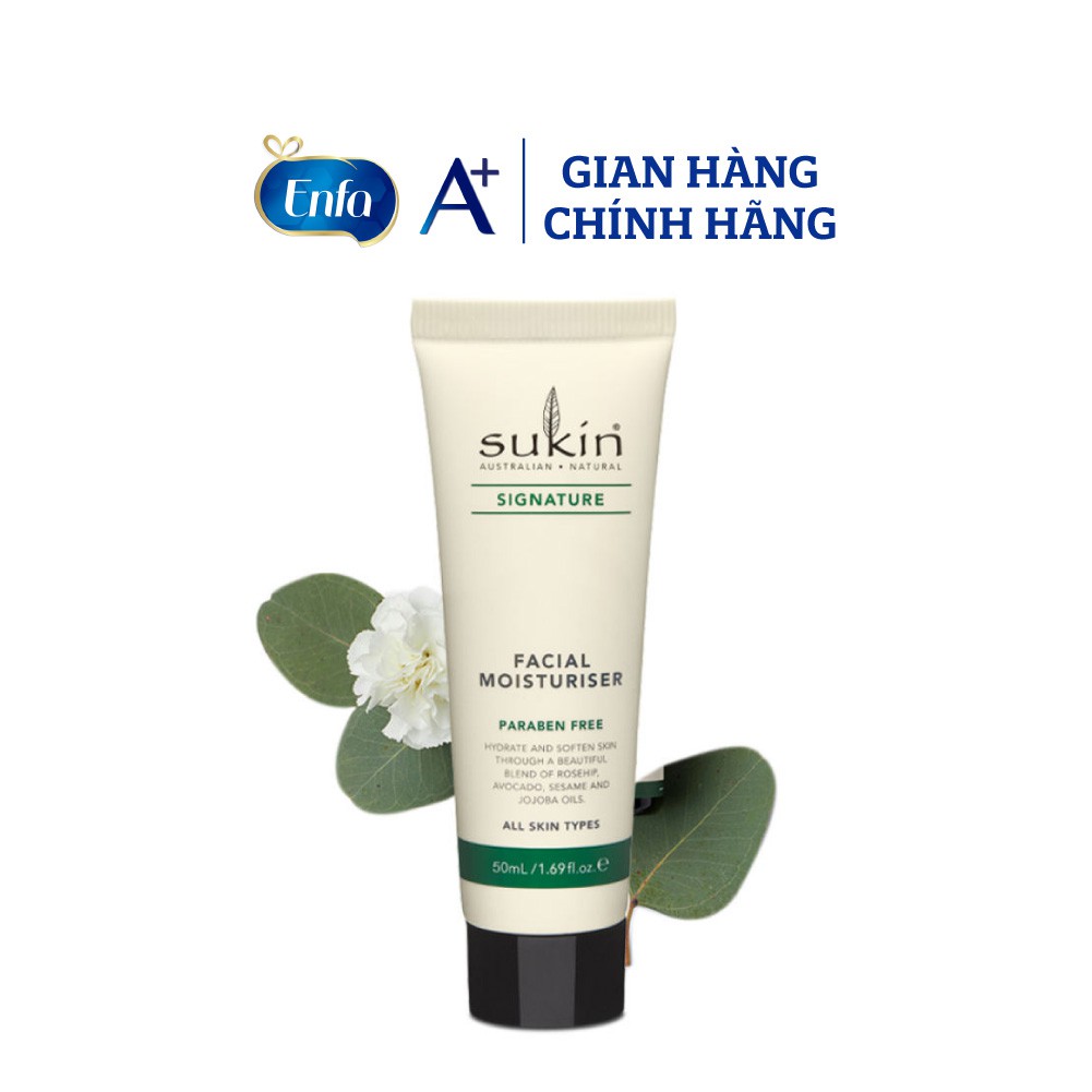 [Mã FMCG80 giảm 10% đơn từ 400K] [MKB Gift] Quà tặng Enfa – Sukin kem dưỡng ẩm dịu nhẹ Facial Moituriser 50ml