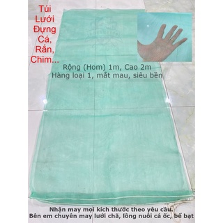 Túi lưới đựng cá, tôm tép, chim, rắn... Hàng sợi lưới xịn. Túi đựng rắn.