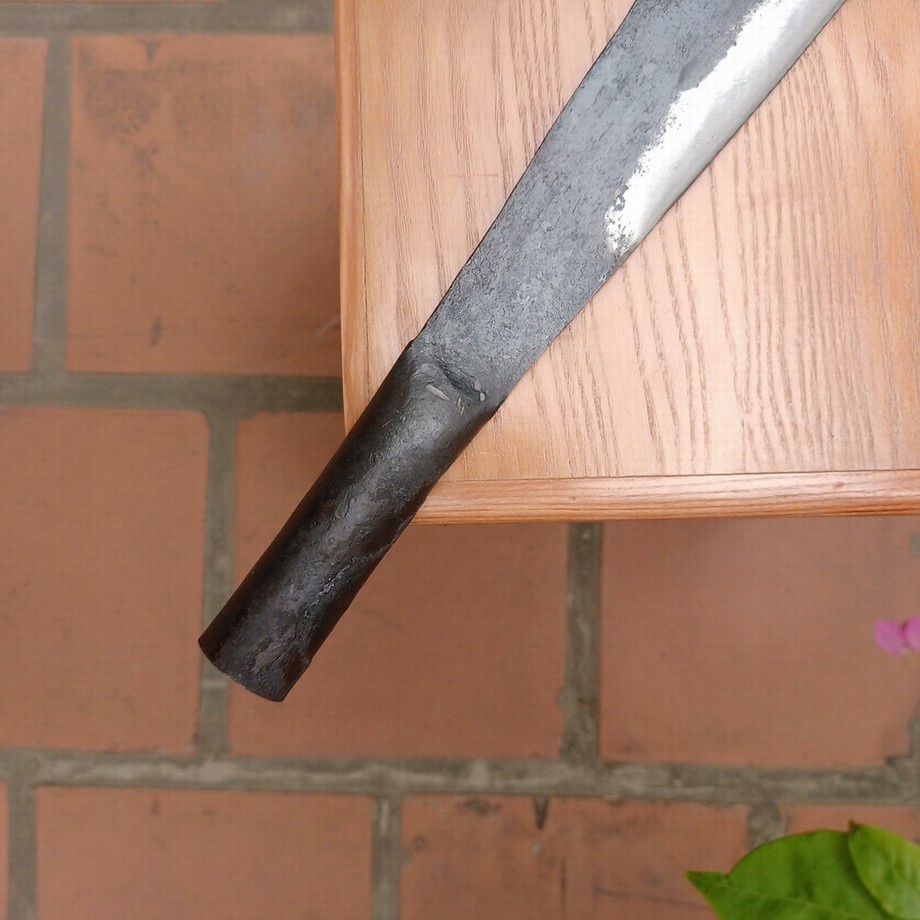 Dao Tông Cán Sắt Chặt Cây Chặt Xương Rèn Từ Thép Nhíp Siêu Bền - Dụng cụ nhà bếp