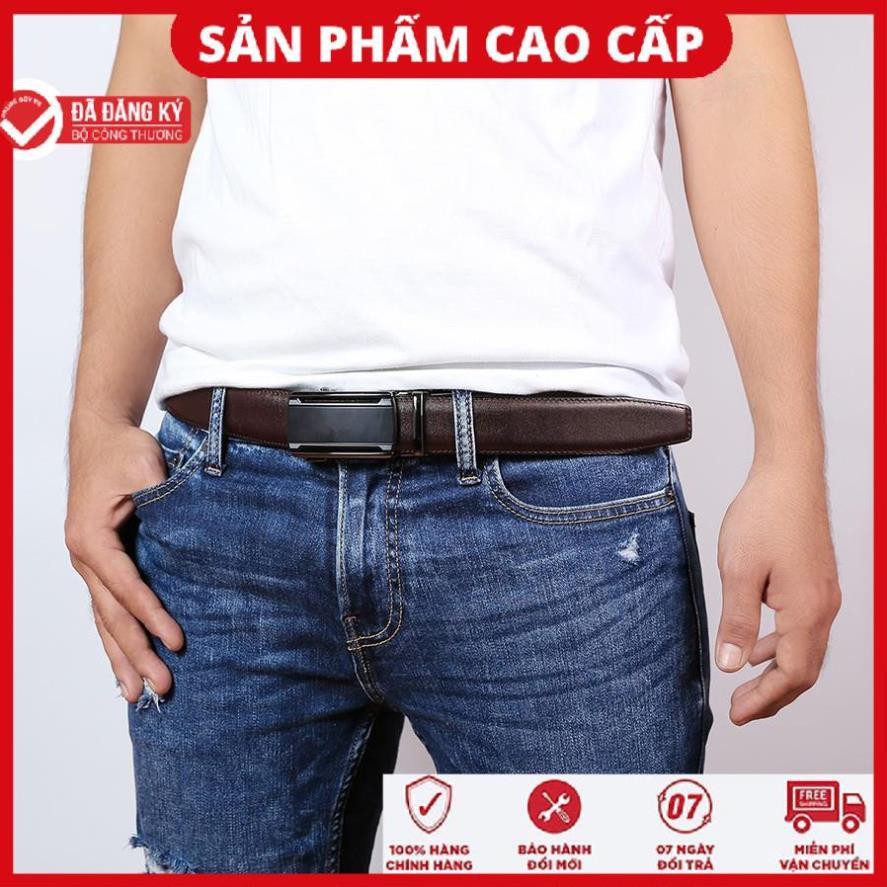 Thắt Lưng Nam Da Bò 4U Công Sở Sang Trọng T227D27