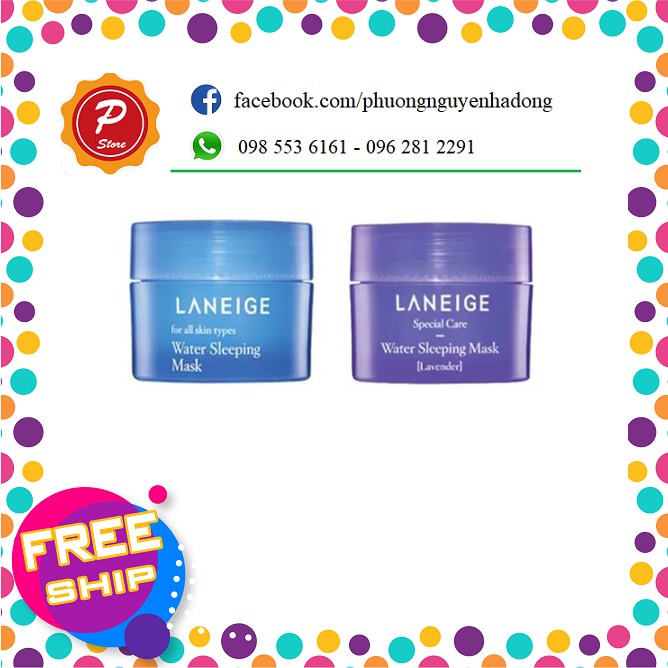 Mặt nạ ngủ Laneige Water Sleeping Mask Mini