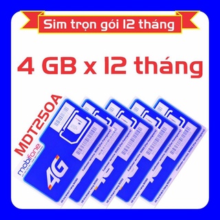 [Sim MaiLinh] mdt_250a 4gb/thang