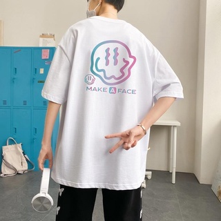 Áo Thun Nam Nữ Form Rộng Tay Lỡ Local brand Phản Quang Smile Freesize Street wear Phong Cách Chất Cotton AN94