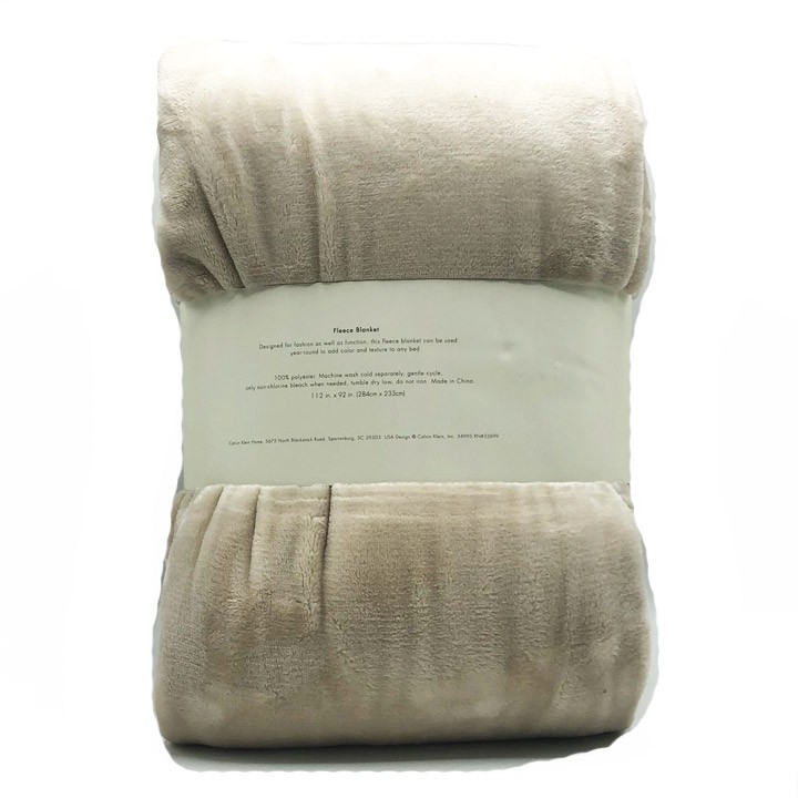 Chăn Calvin Klein Queen Size Beige