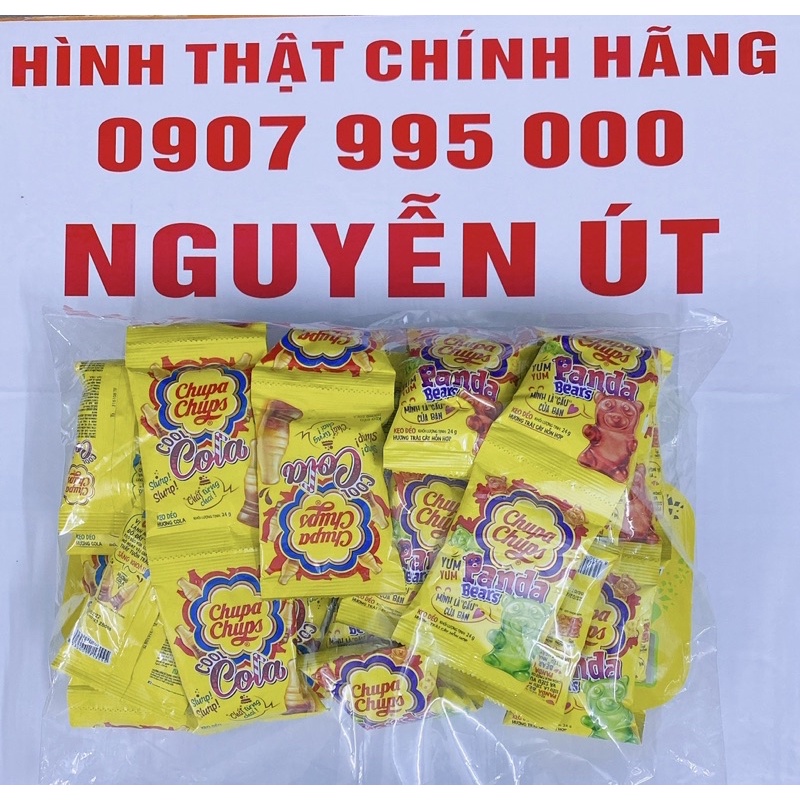 kẹo dẽo panda chupa chups lốc 32 gói